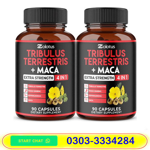Zolotus Tribulus Terrestris + Maca Capsule in Pakistan